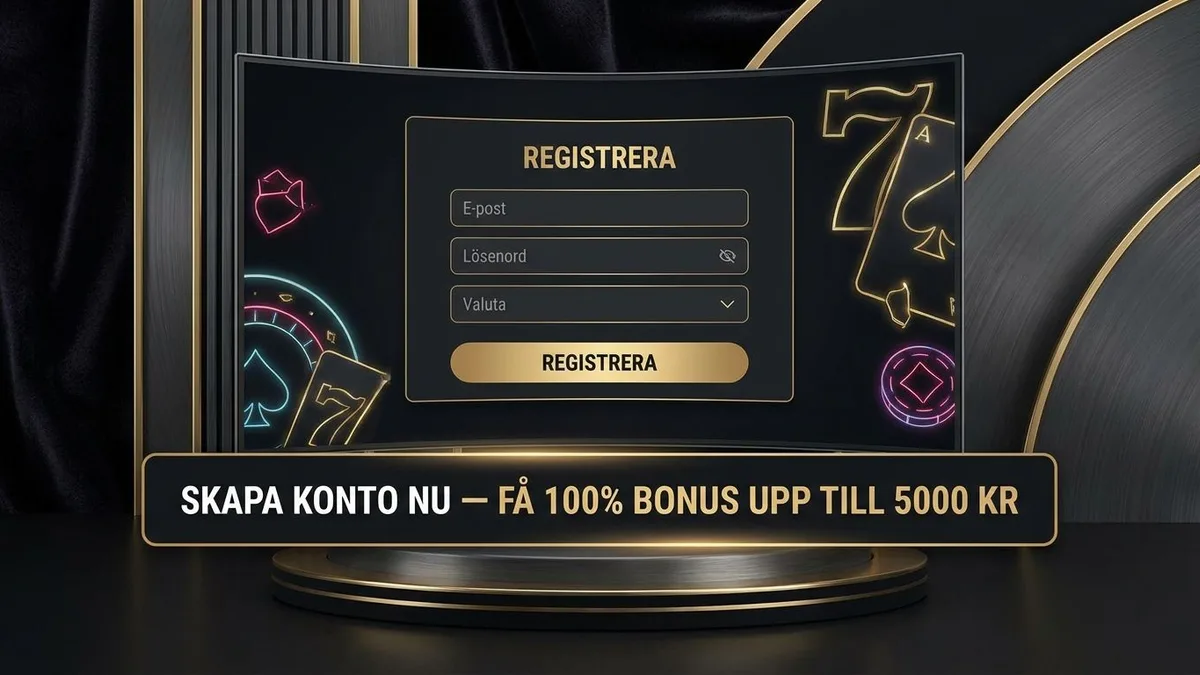 Registrera dig med bonus